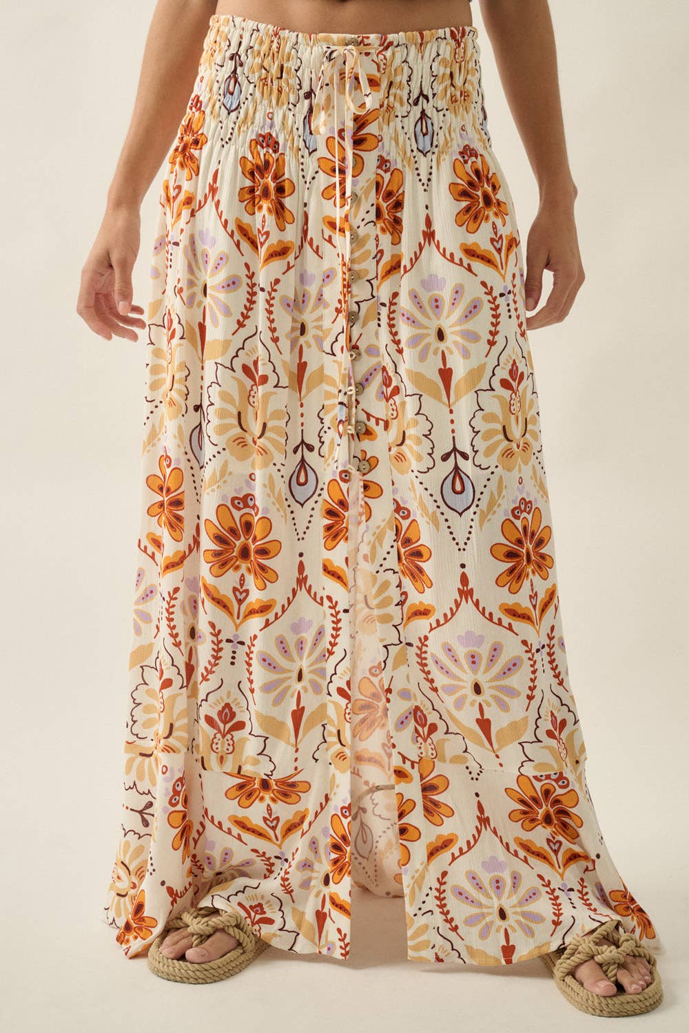 Hannah Floral Maxi Skirt
