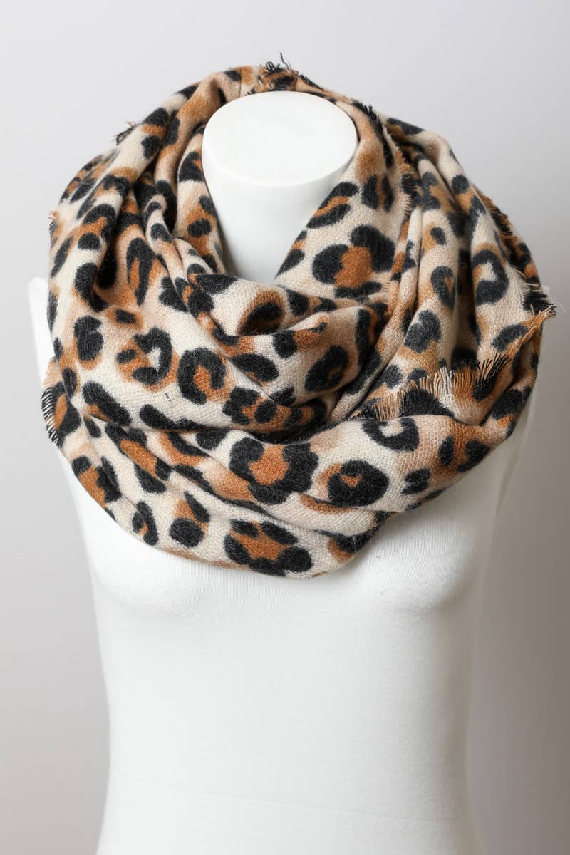 Leopard Infinity Scarf
