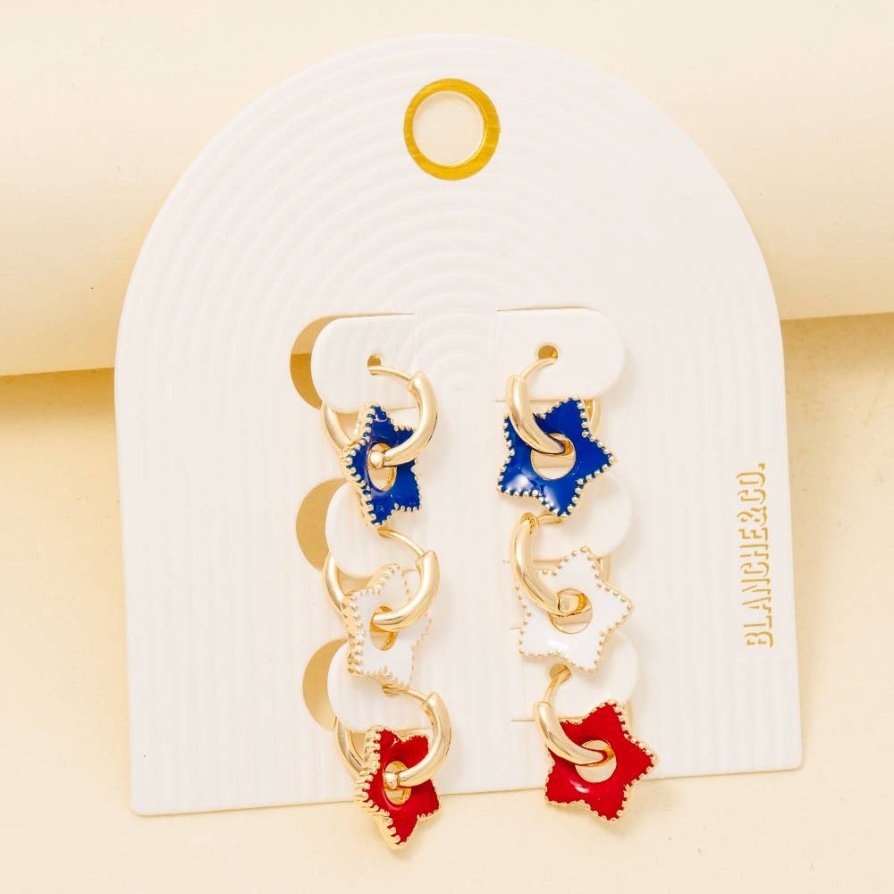 Star Earrings Set