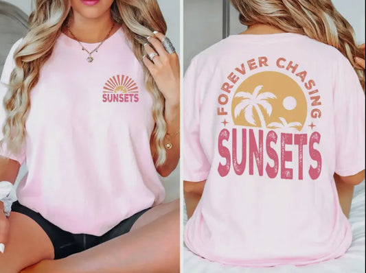 Forever Chasing Sunsets Tee