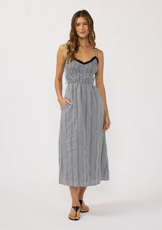 Maisy Gingham Midi Dress