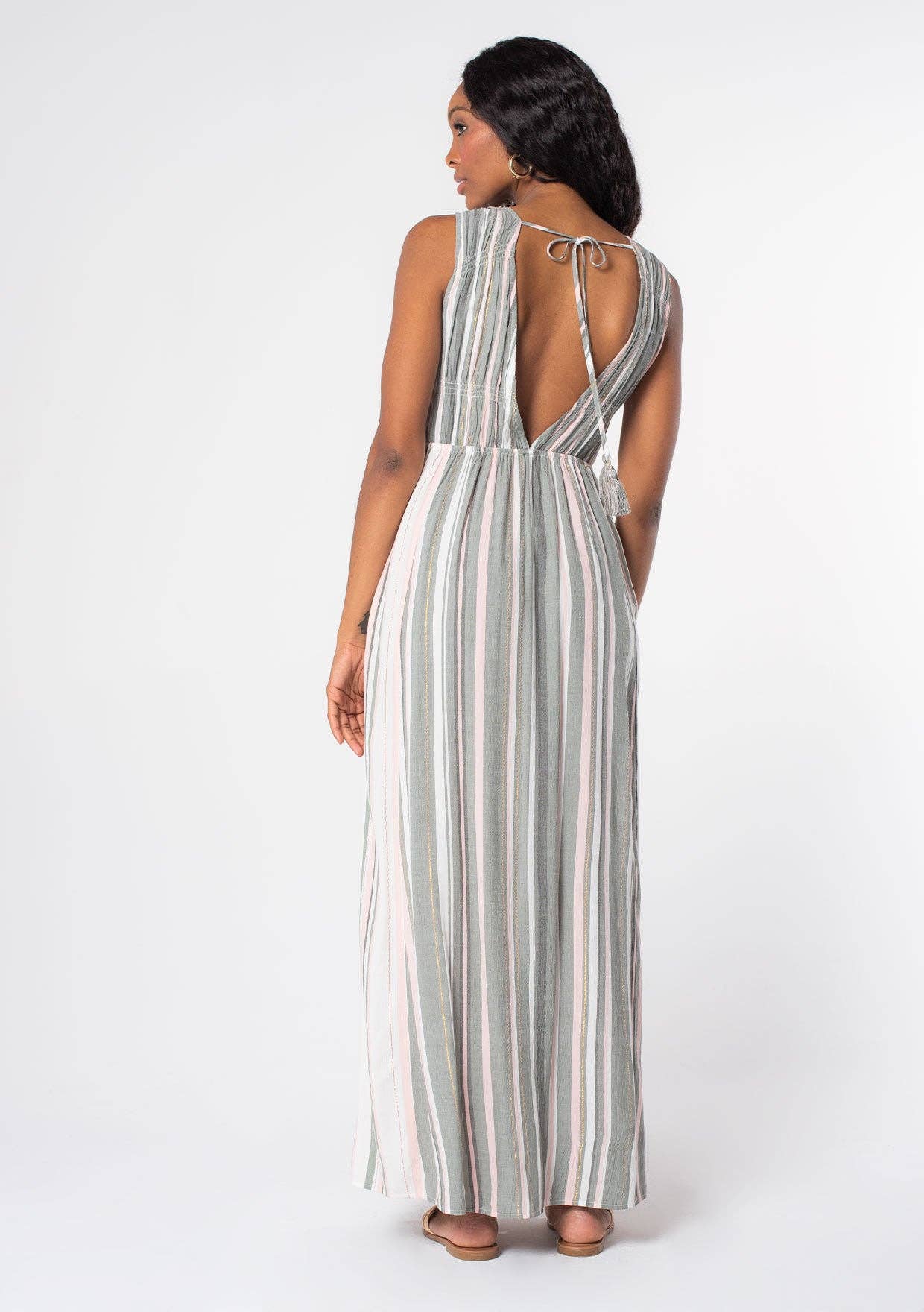 Jillian Striped Maxi Dress