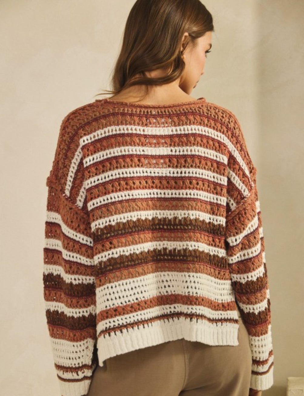 Fallon Crochet Sweater