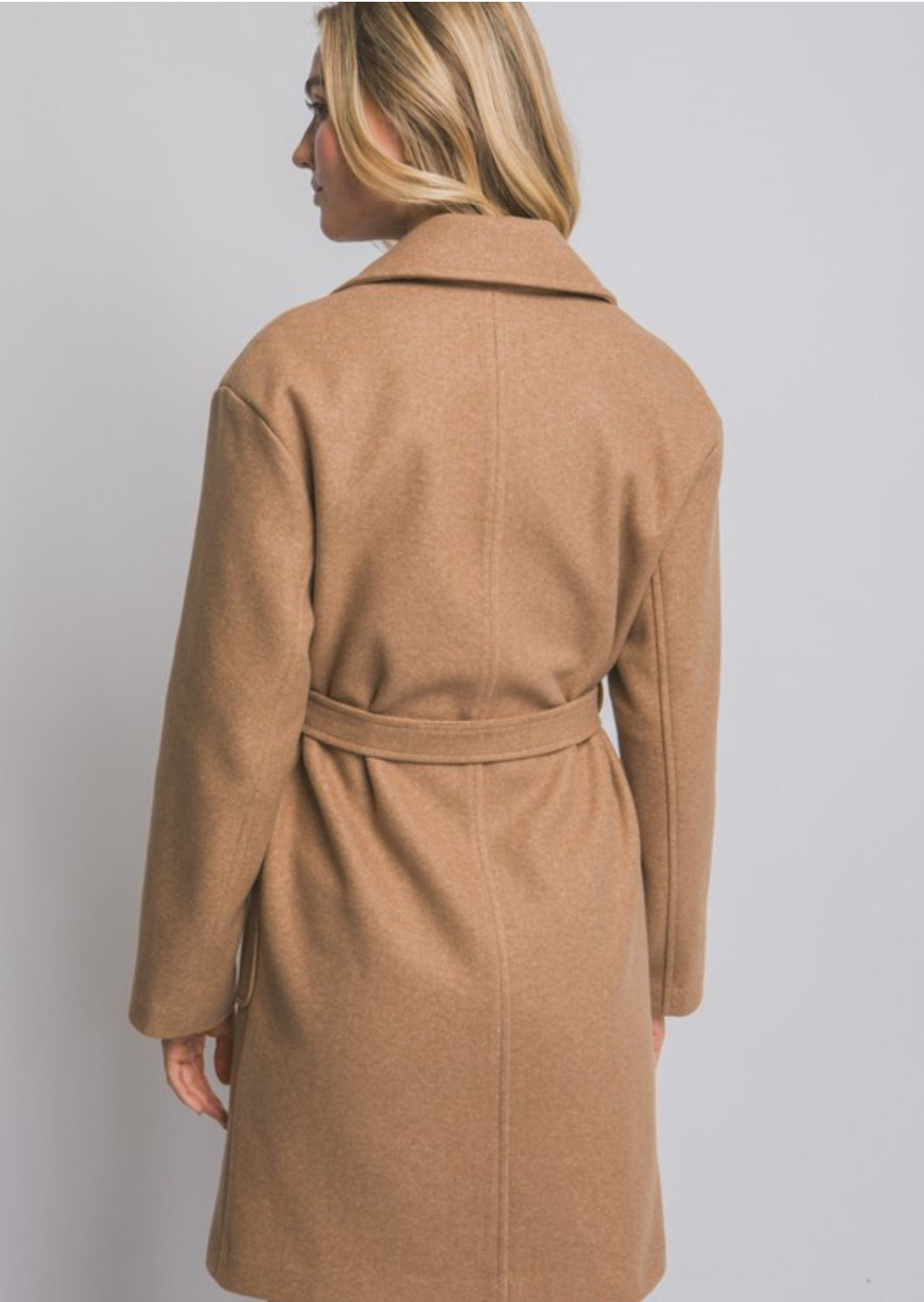 Gina Tie Front Coat