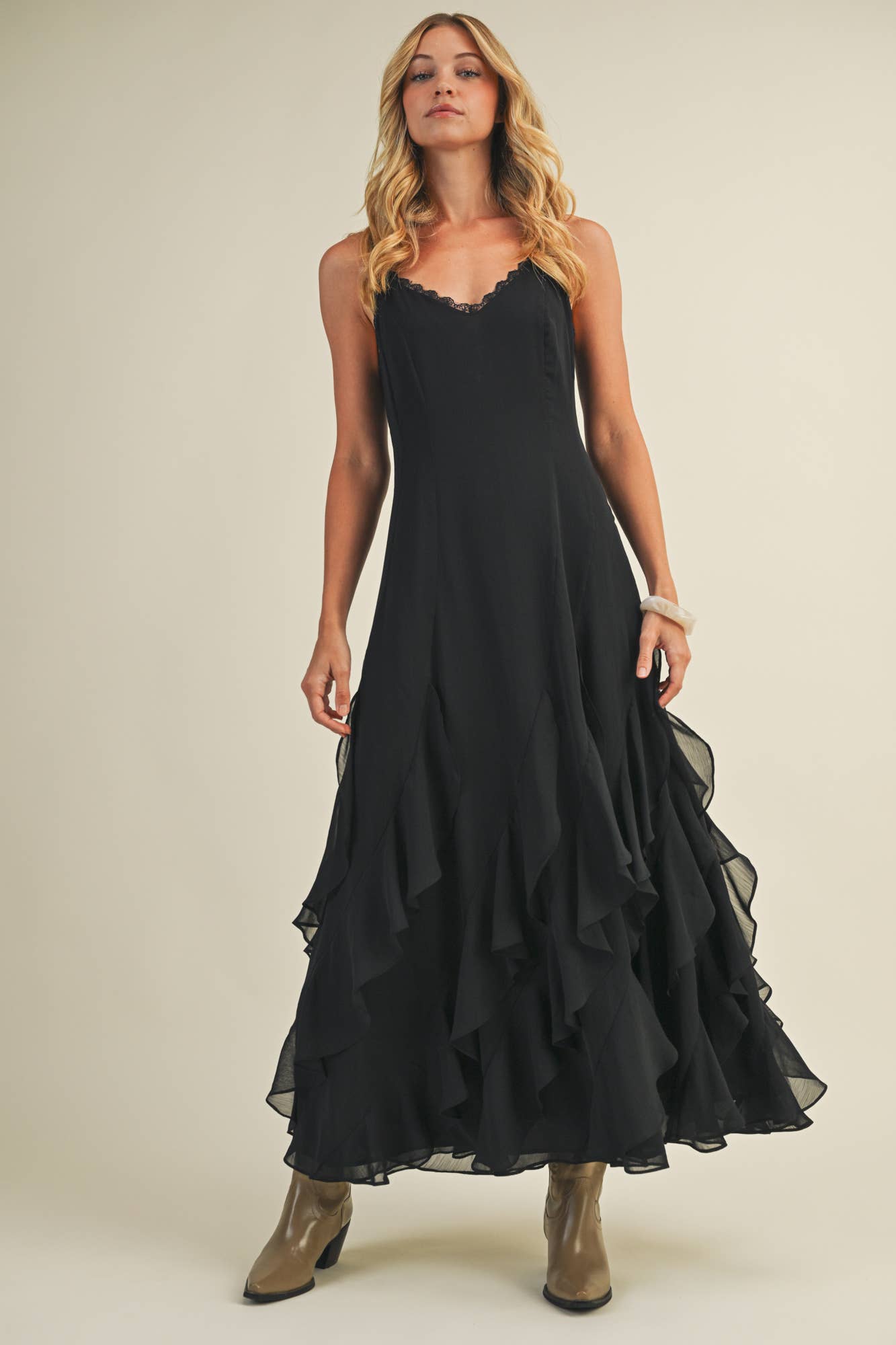 Elaine Ruffle Dress