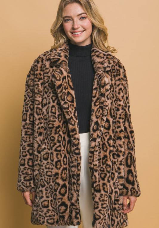 Carmen Leopard Coat