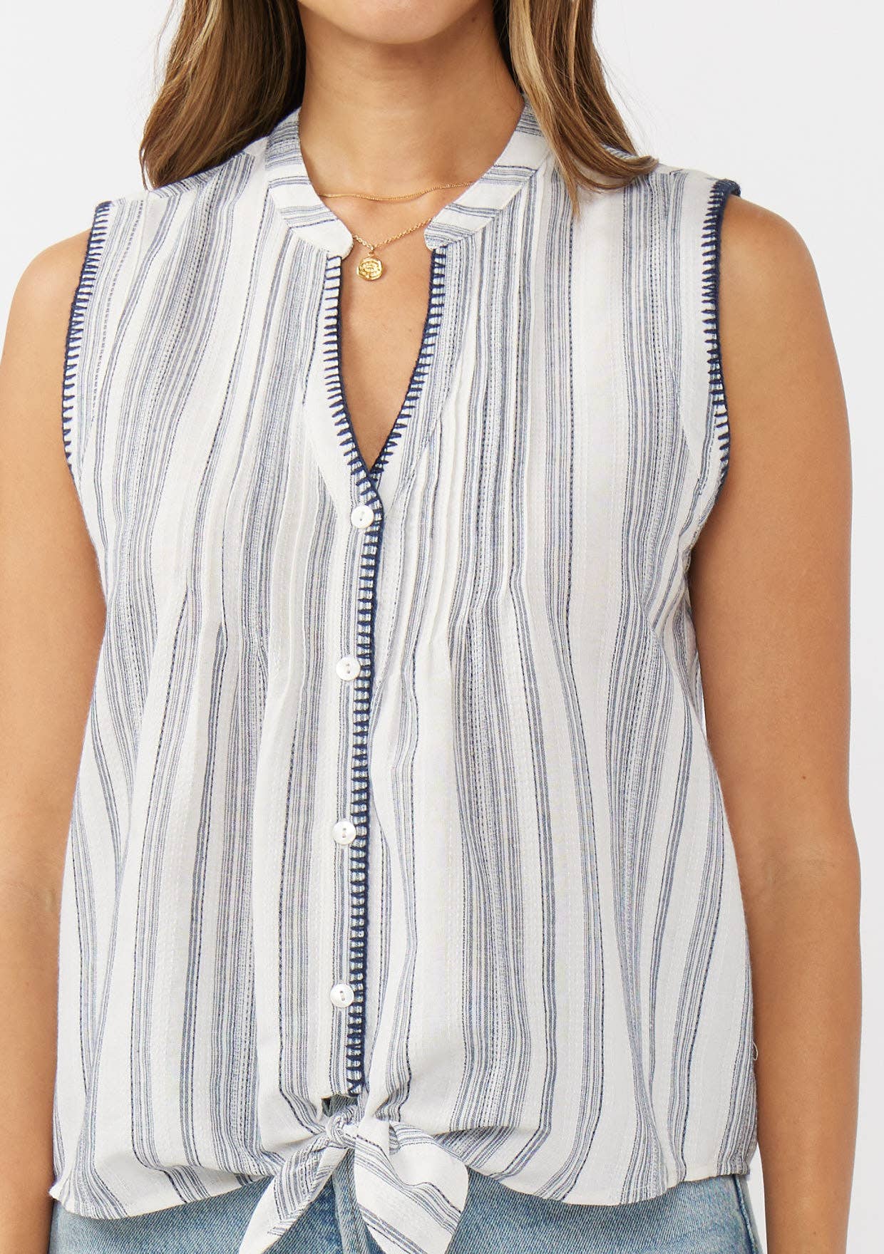 Trudy Tie Front Tank