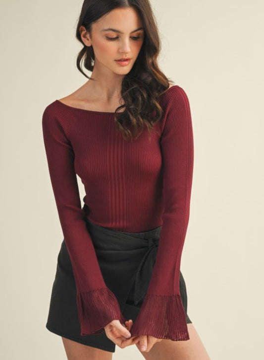 Samantha Bell Sleeve Sweater