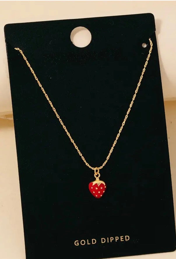 Strawberry Necklace