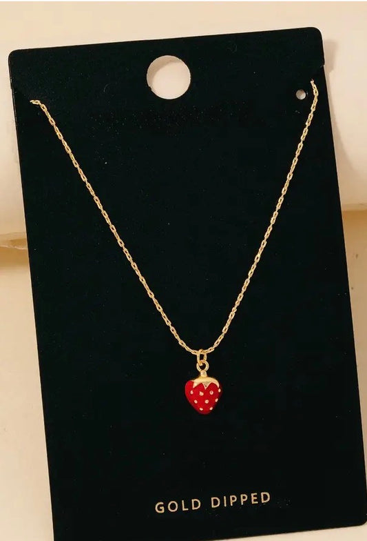 Strawberry Necklace