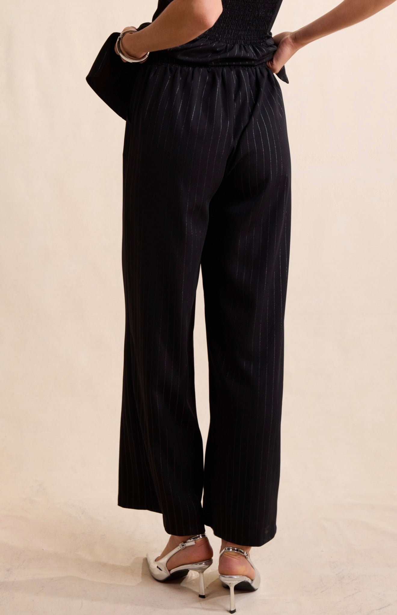 Gilded Pinstripe Pant