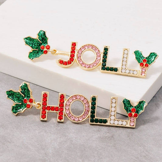 Jolly Holly Earrings