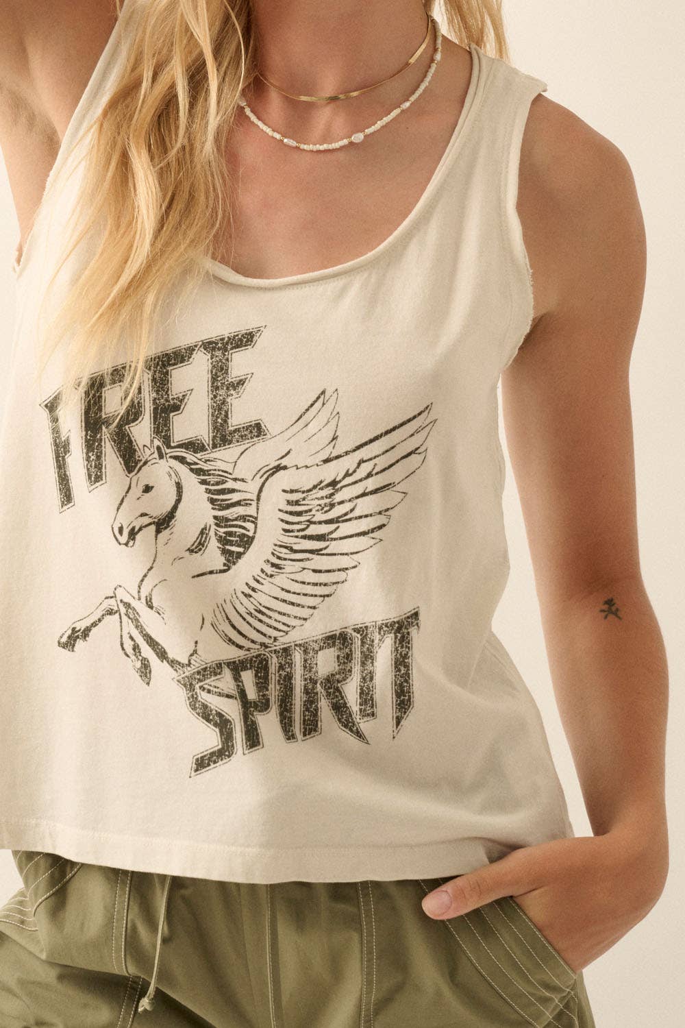 Free Spirit Graphic Tank Top