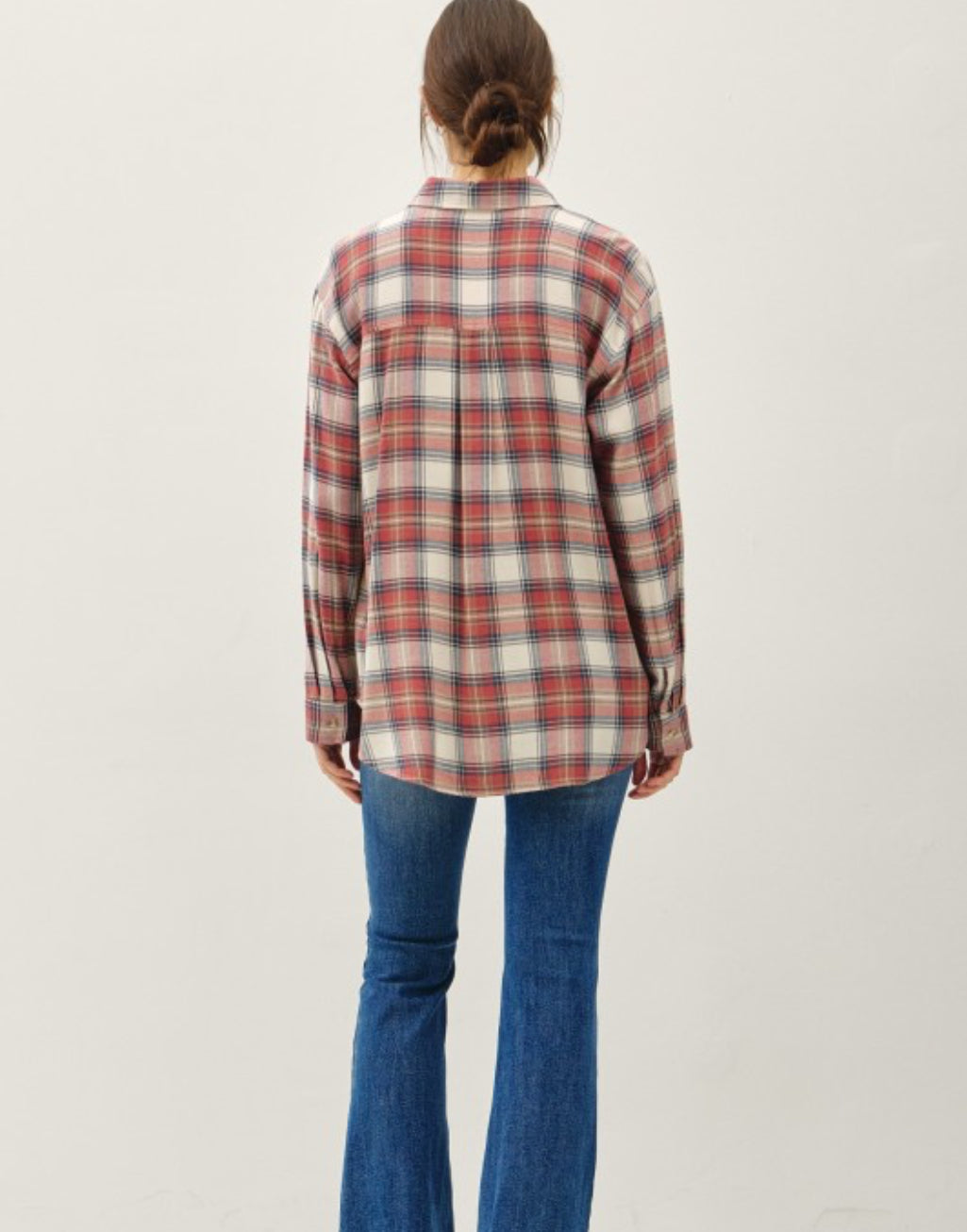Mila Flannel Top