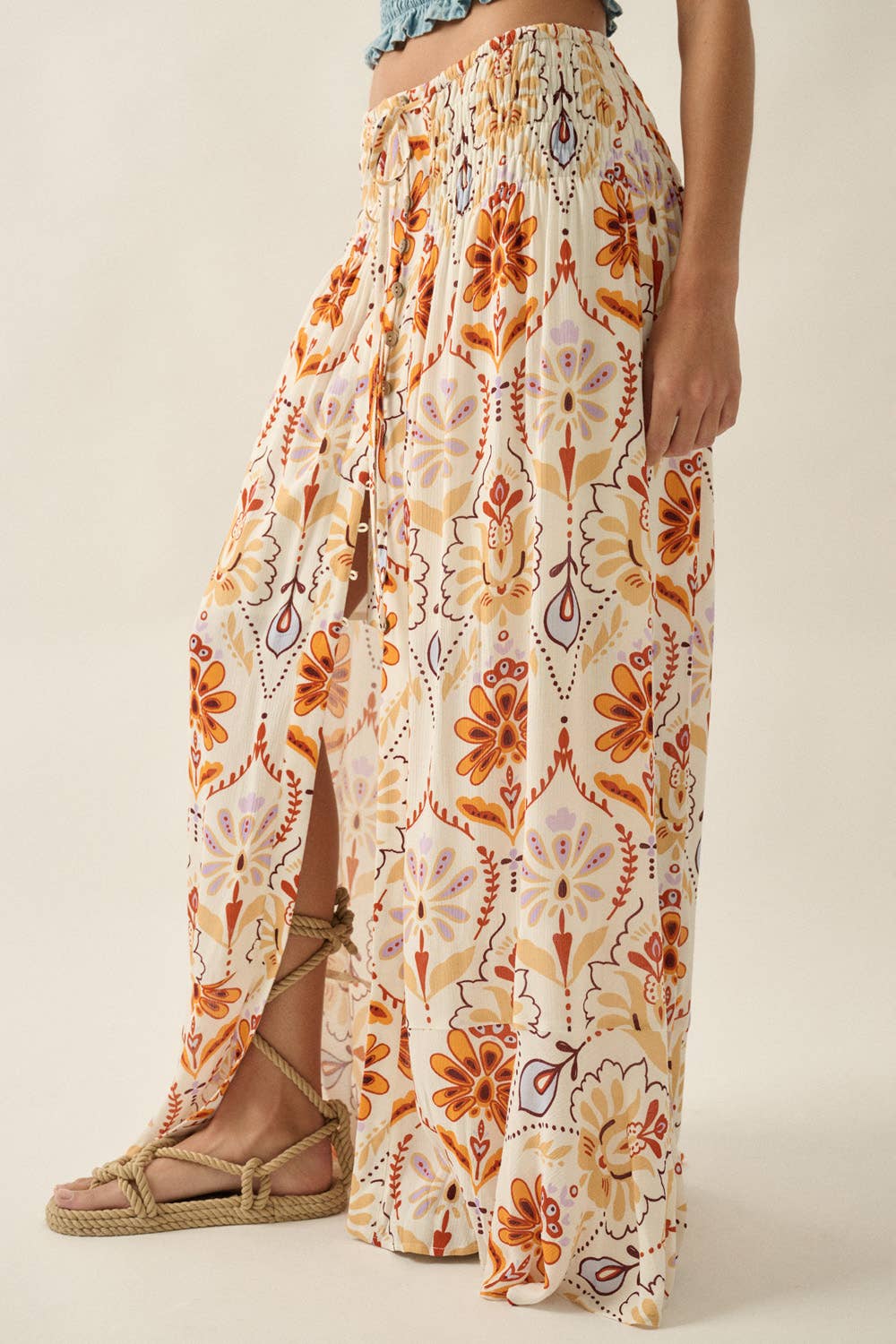 Hannah Floral Maxi Skirt