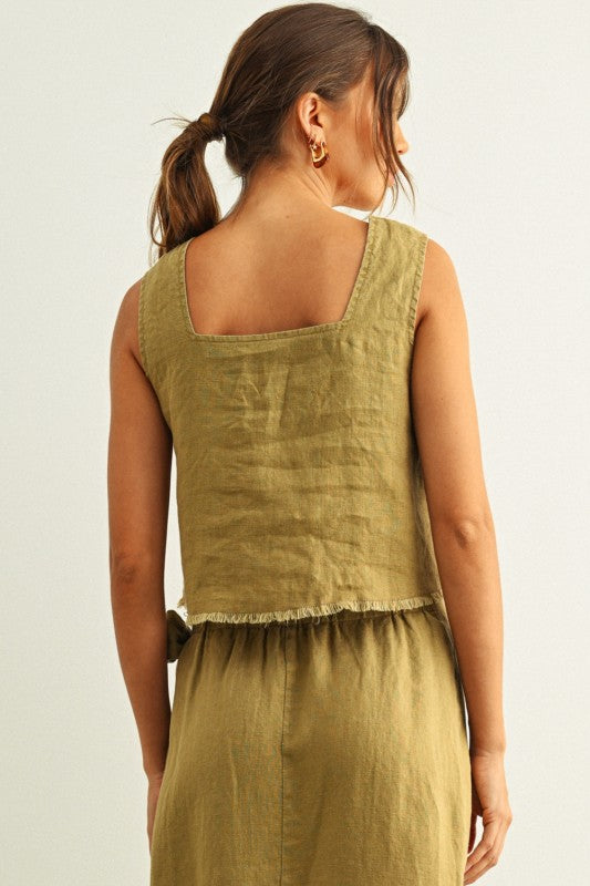 Grace Linen Top