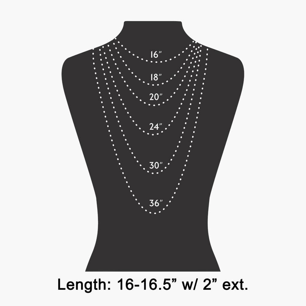 14K Gold Dipped Layered Mama Cz Necklace