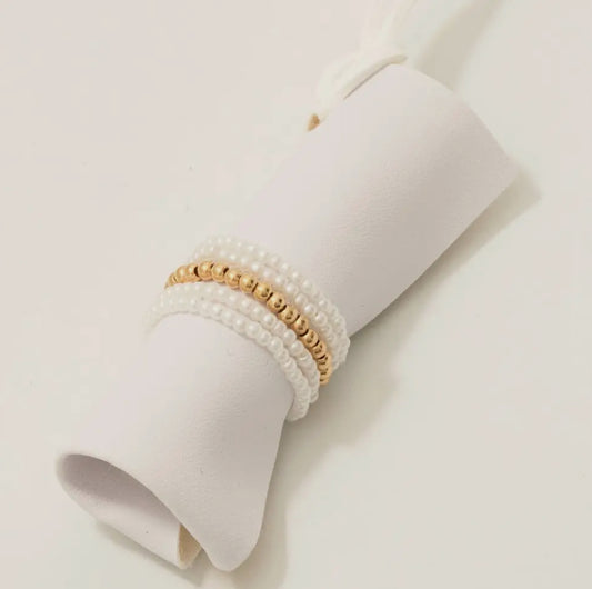 Beaded Ring Stack