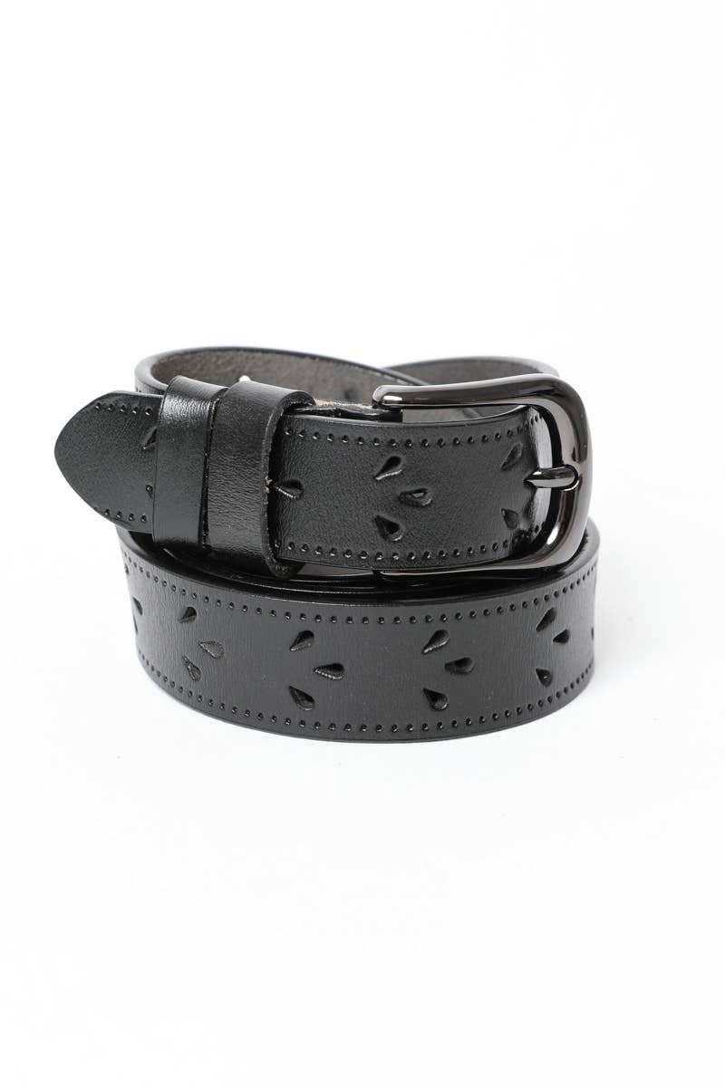 Petal Leather Belt