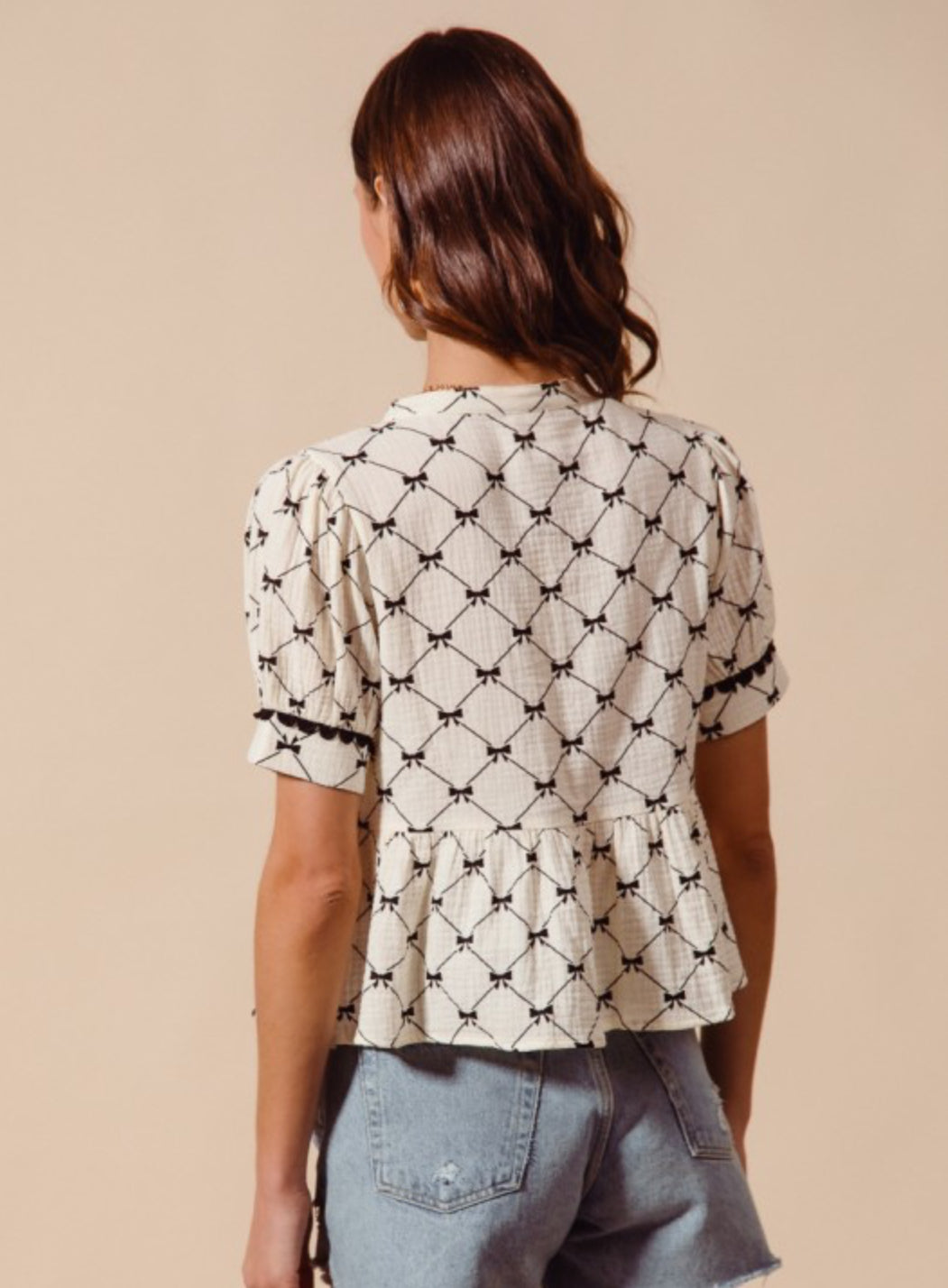 Kennedy Peplum Top
