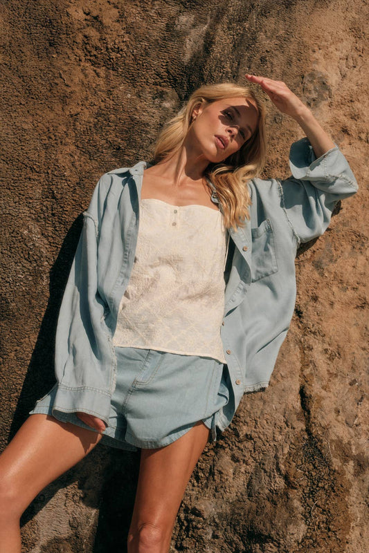 Caylin Denim Top