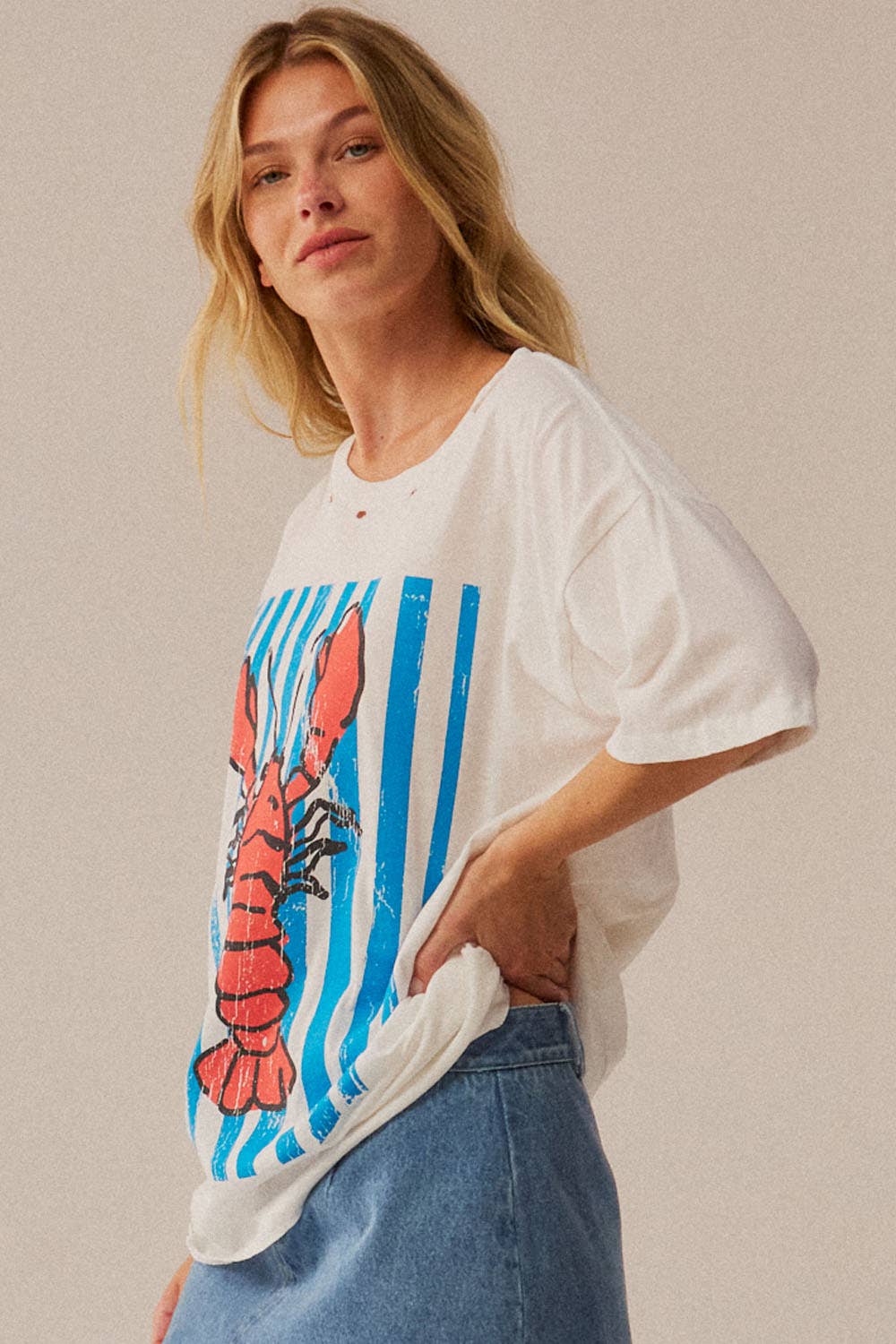Lobster Oversized Tee