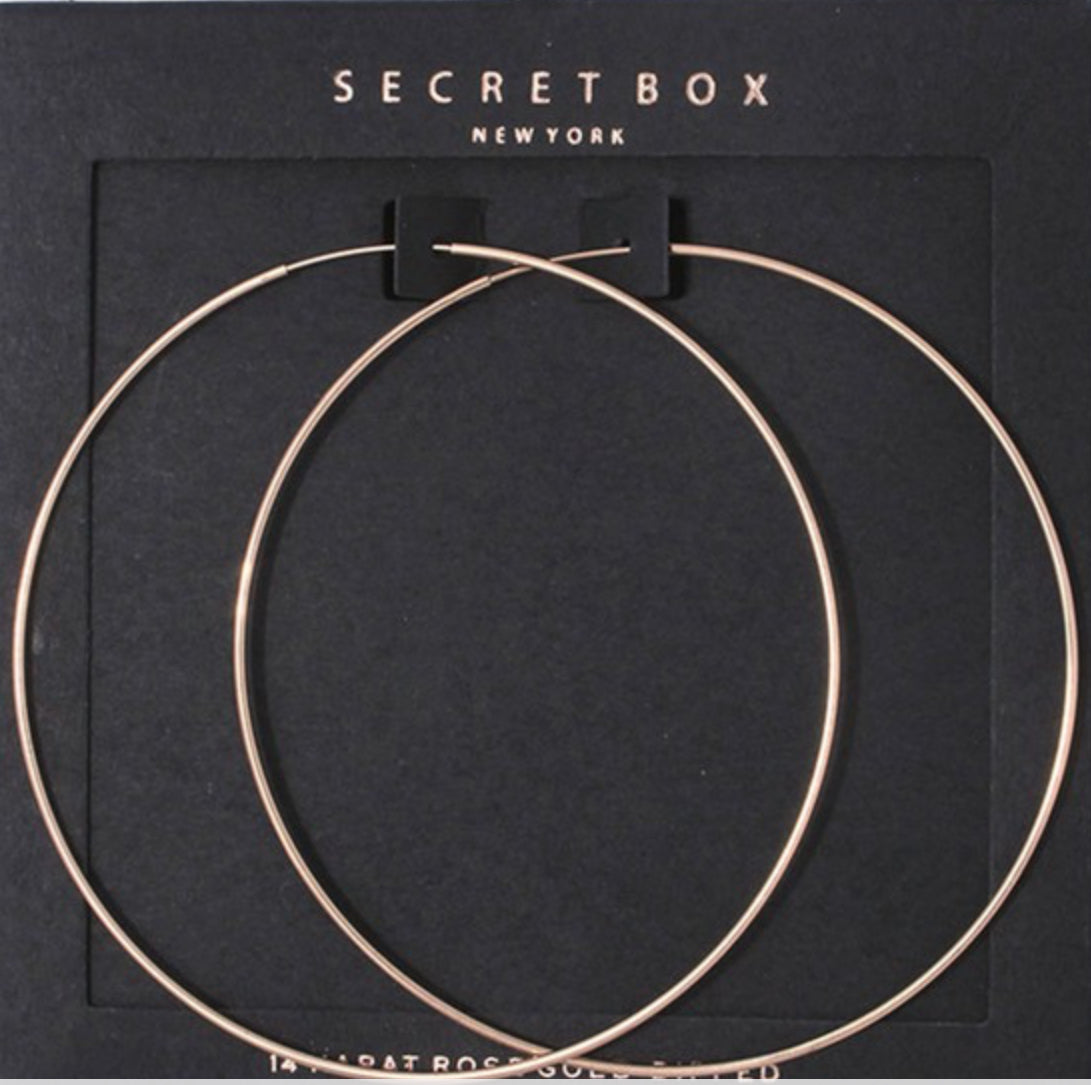 Secret Box Large Hoops