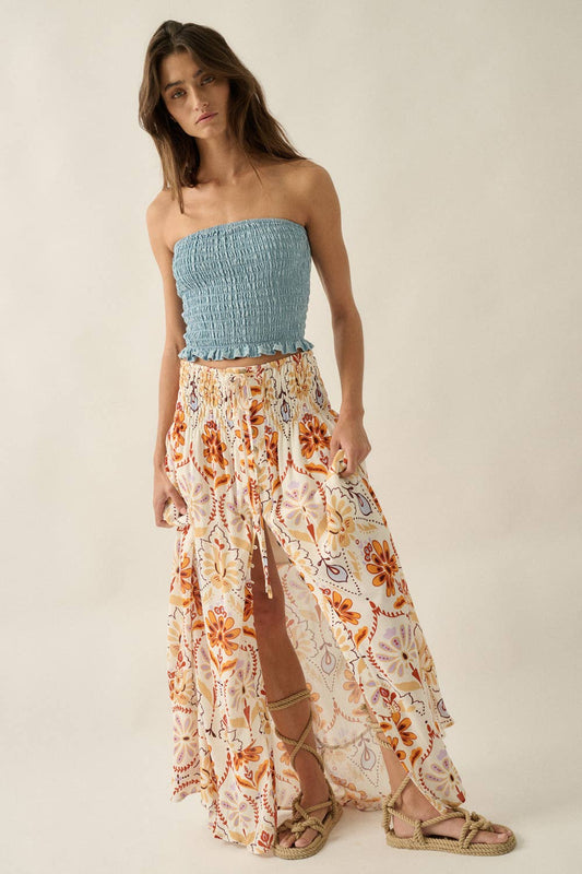 Hannah Floral Maxi Skirt