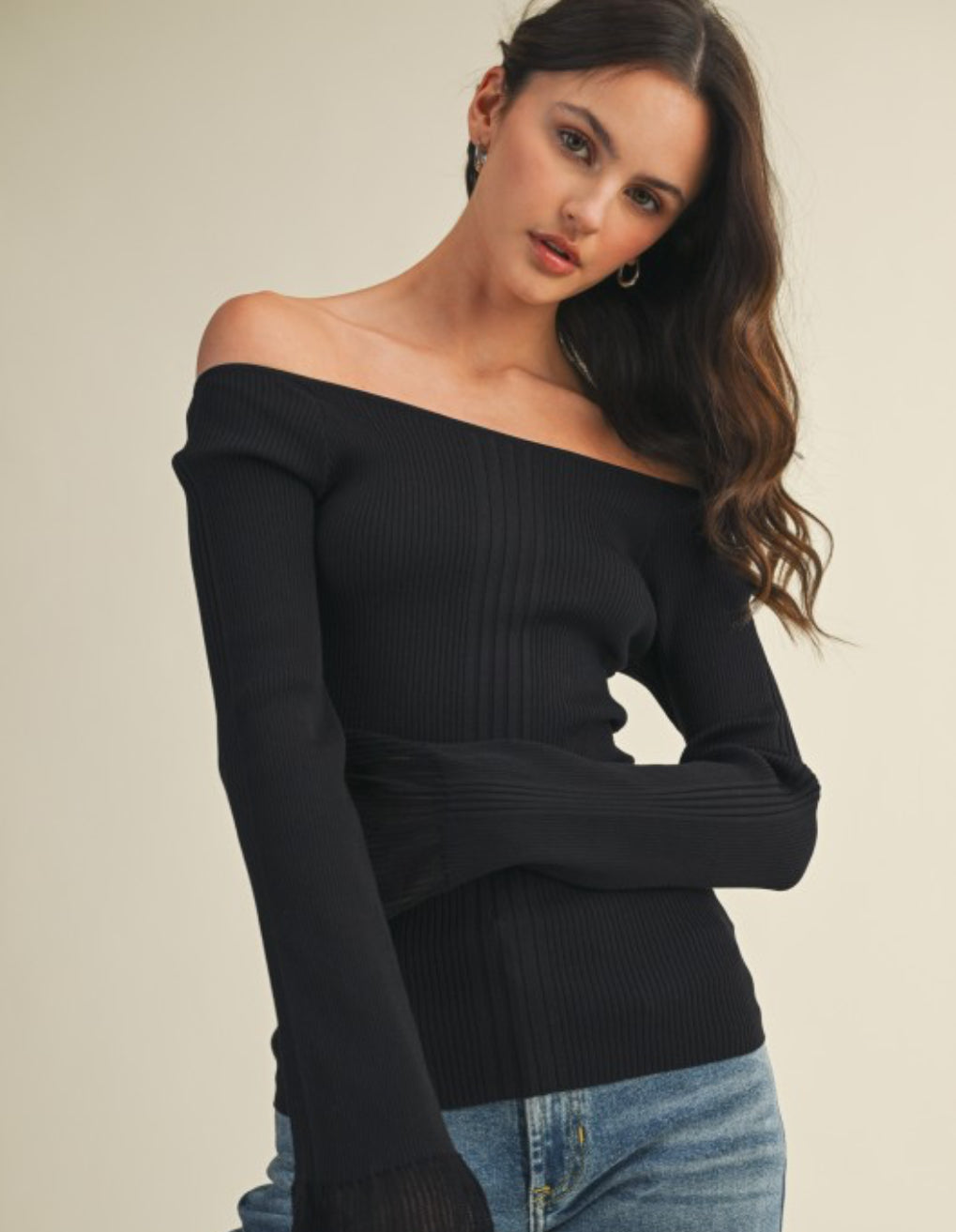 Samantha Bell Sleeve Sweater