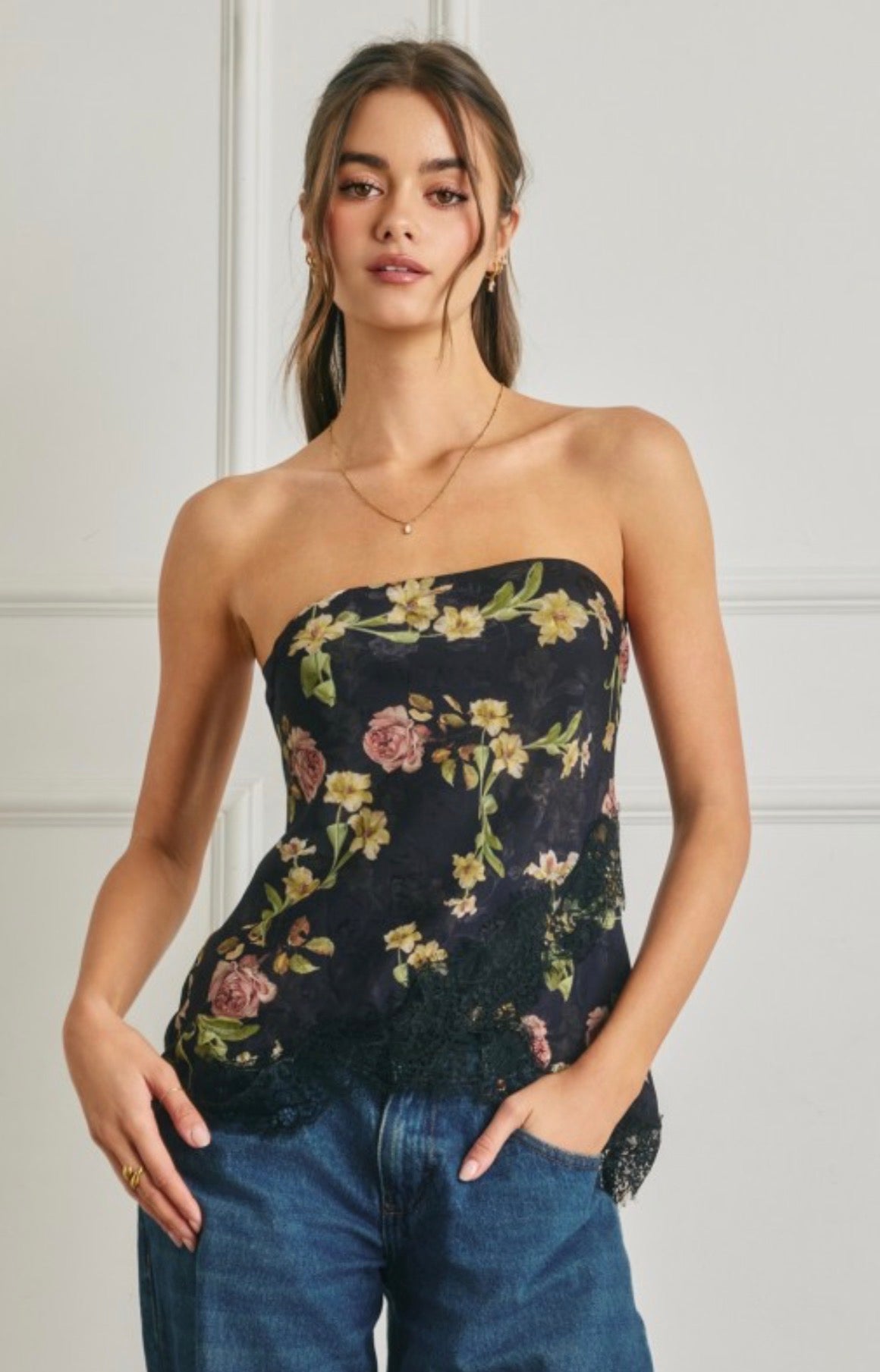 Zori Floral Top