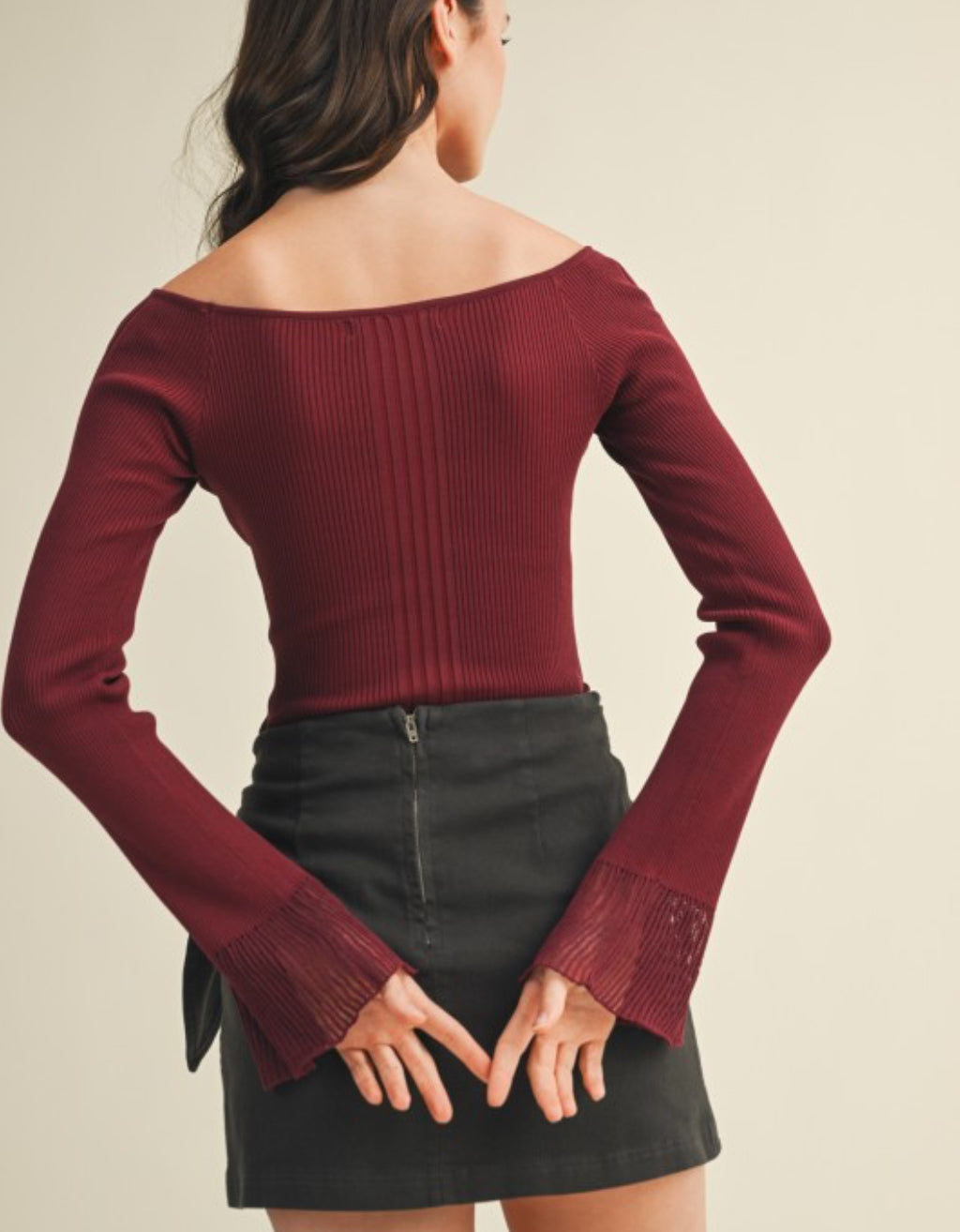 Samantha Bell Sleeve Sweater
