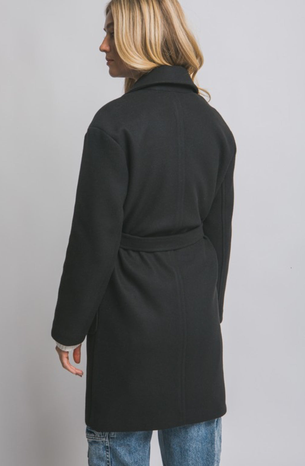 Gina Tie Front Coat