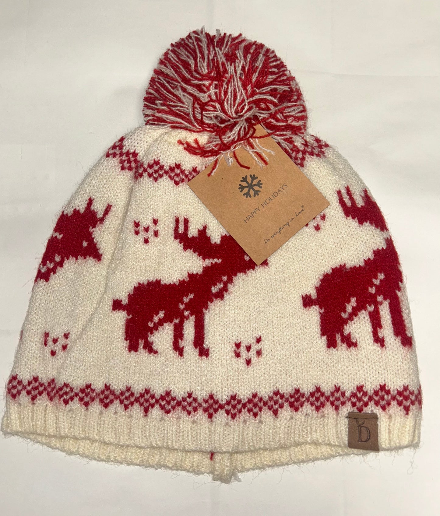 Raindeer Holiday Beanie