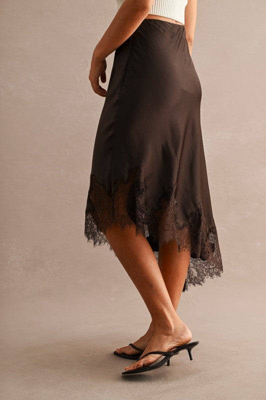 Adelle Asymmetrical Midi Skirt