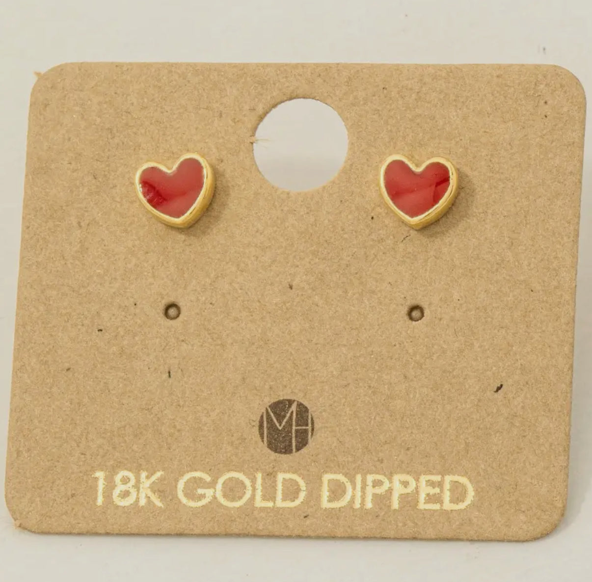 Heart Stud Earrings