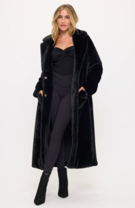 Priscilla Faux Fur Coat