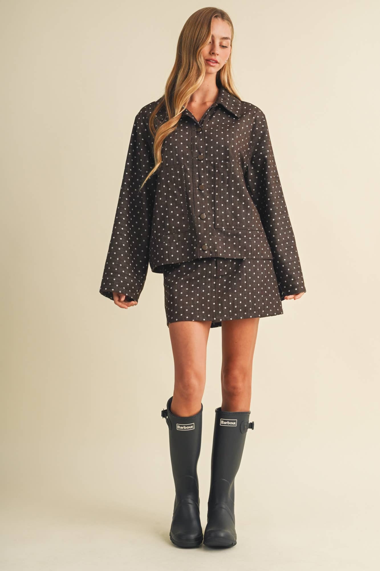 Jocelyn Polka Dot Skort