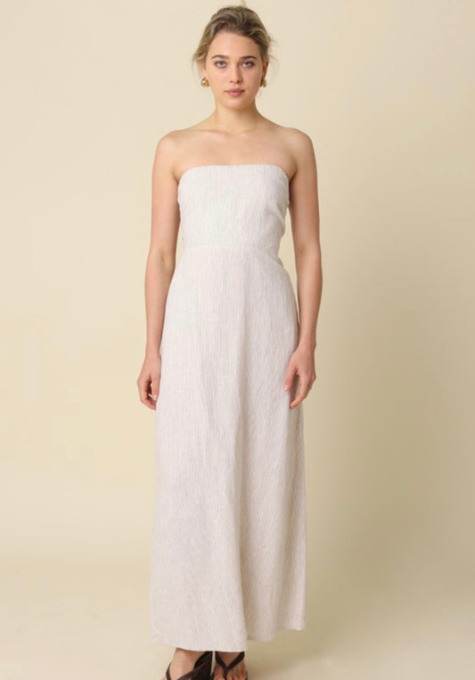 Trina Linen Maxi Dress