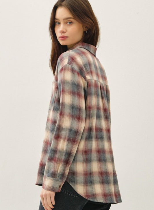 Jamie Flannel Top