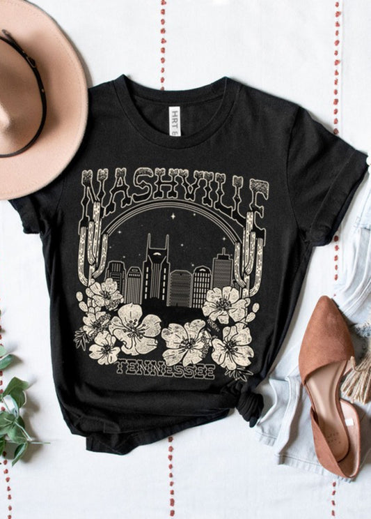 Nashville Floral Tee