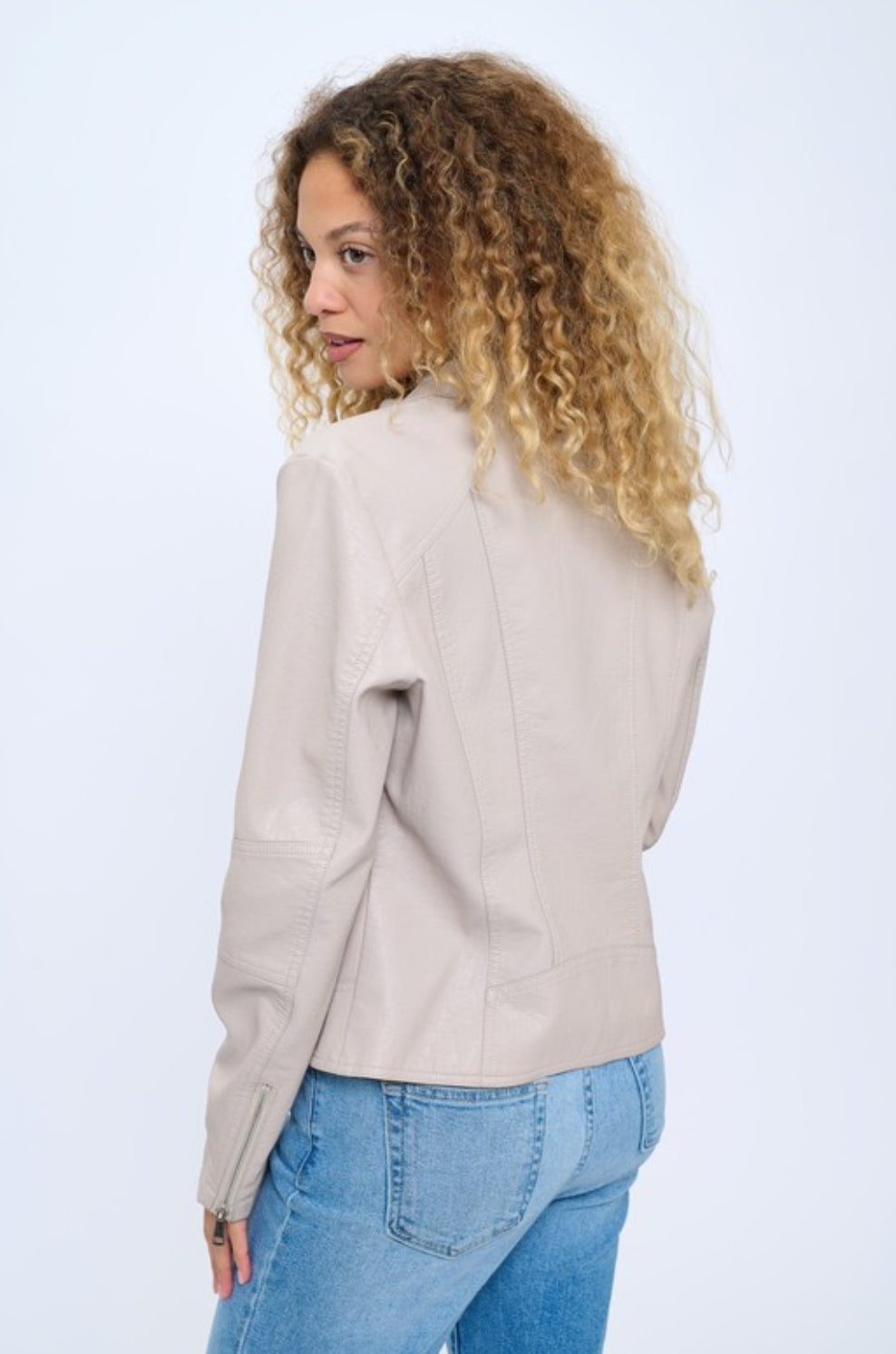 Addie Faux Leather Jacket