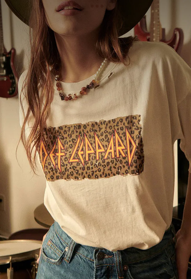 Vintage Leopard Band Tee