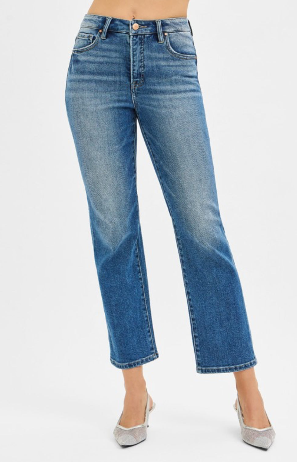 Sally HR Crop Straight Jean