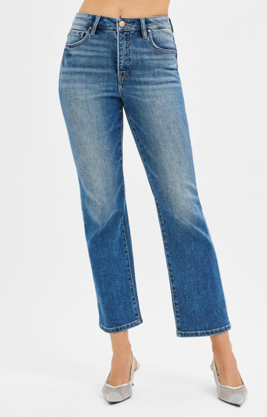 Sally HR Crop Straight Jean