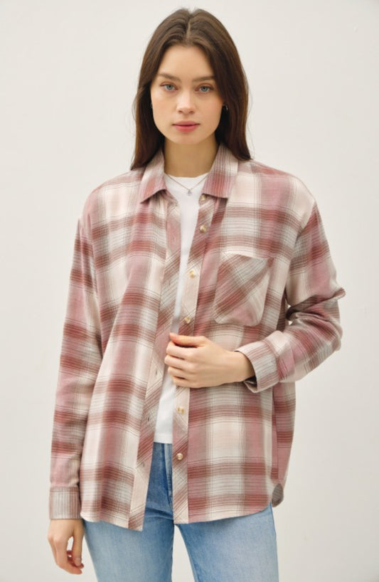 Brielle Plaid Top