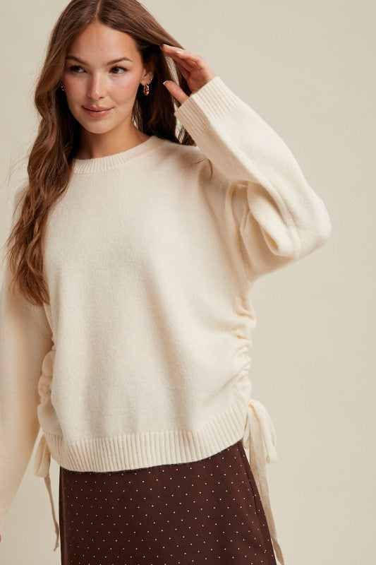 Alice Ruched Sweater