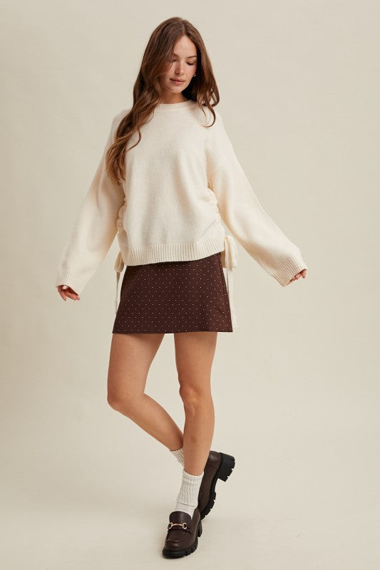 Alice Ruched Sweater