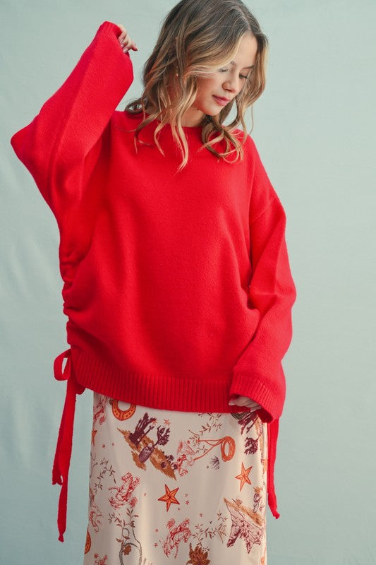 Alice Ruched Sweater