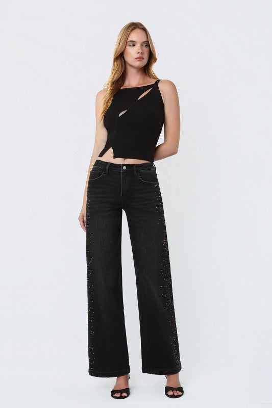Alix HR Wide Leg Jean