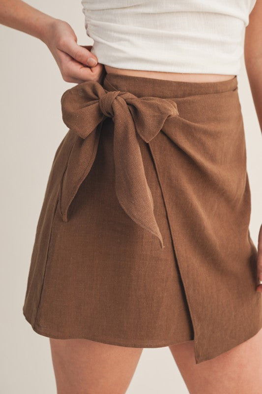 Mandi Linen Skort